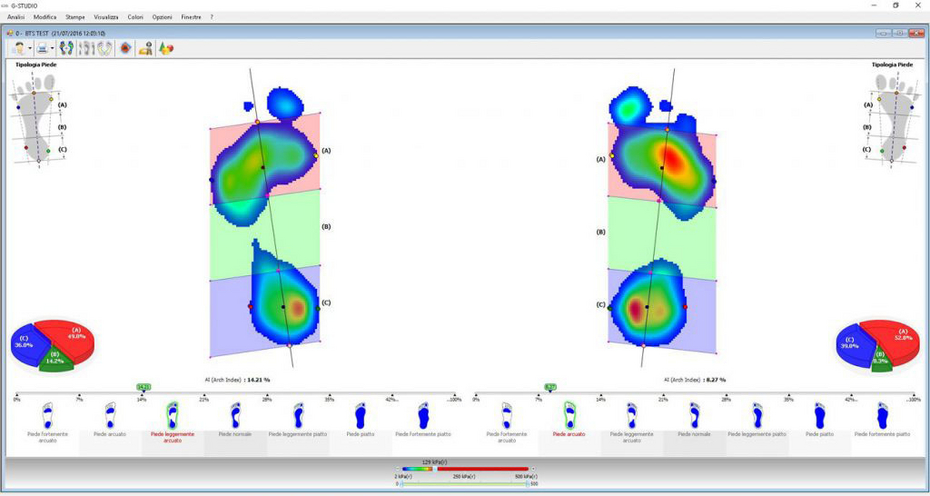 Software pedana p walk